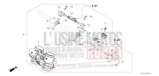 THROTTLE BODY CMX1100DM de 2021